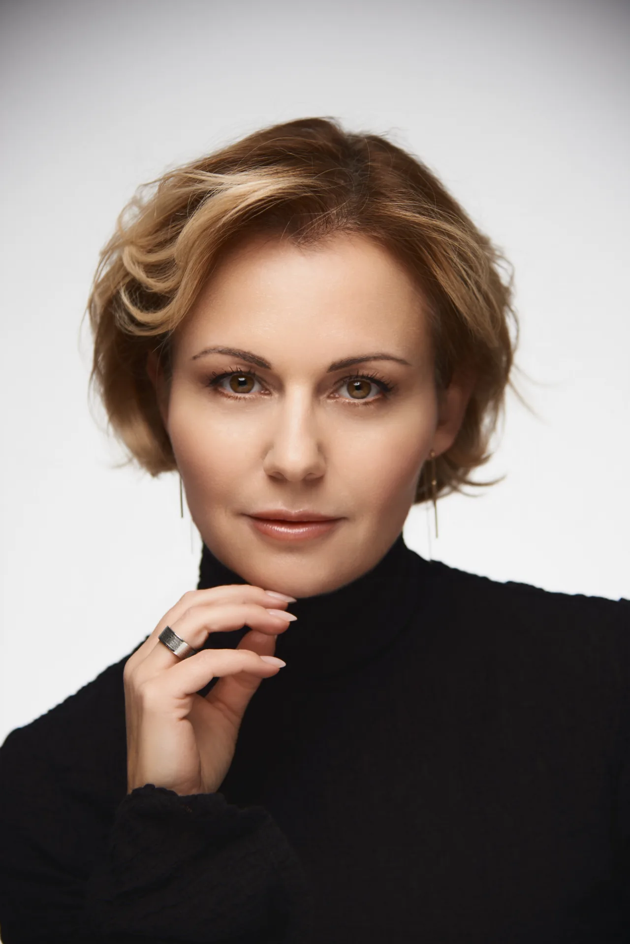 Portrait of Teodora Andretsudi, co-founder of Timeless Production Group